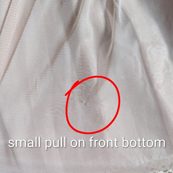 FOREVER 21 CONTEMPORARY Layered Tulle Midi Skirt Baby Pink L - Picture 12 of 13